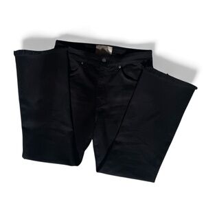 CQY Women’s Cropped Black Denim Jeans